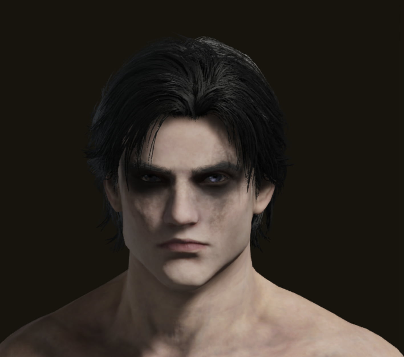 Bruce Wayne, Batman Elden Ring character creation, face