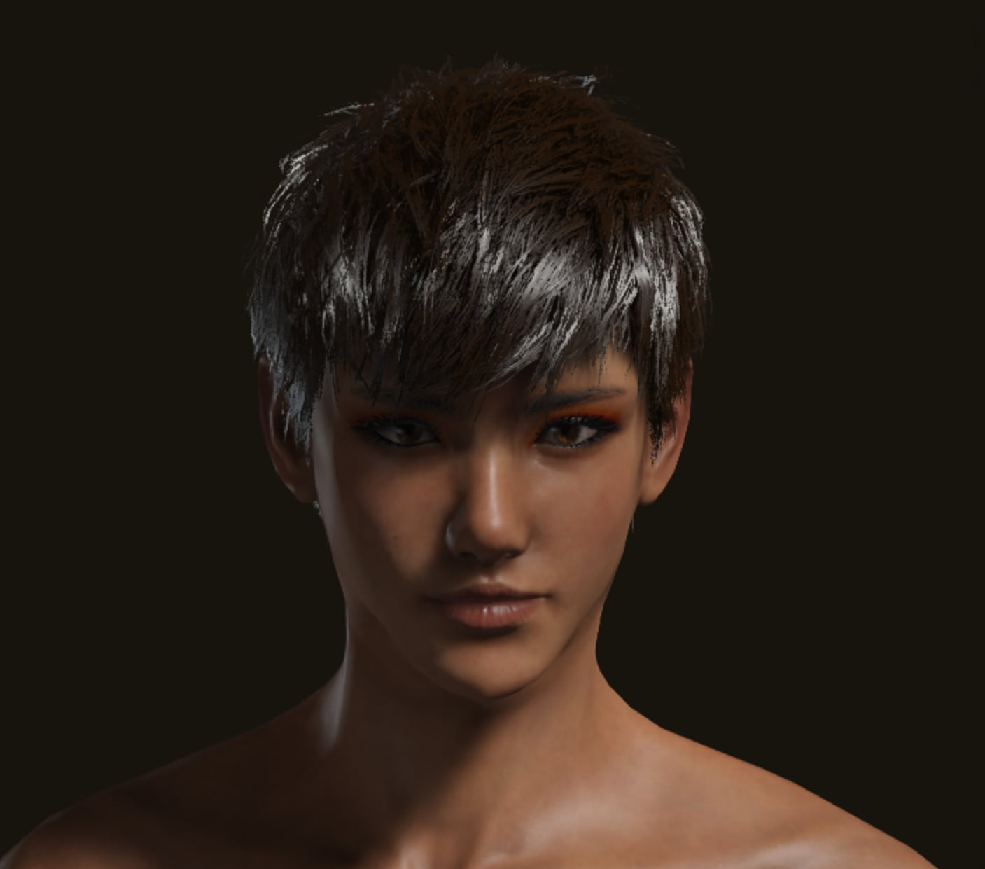 Casca from Berserk Elden Ring character creation, Persian face