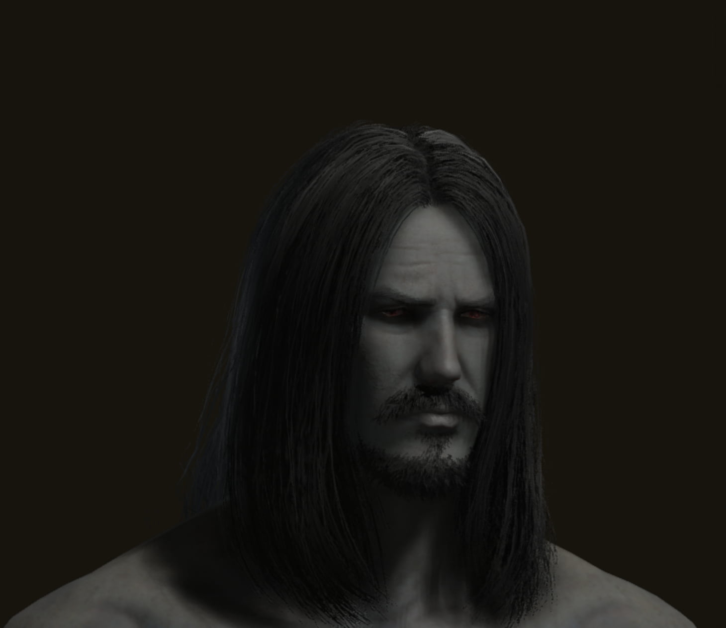 Count Dracula Elden Ring character creation, face