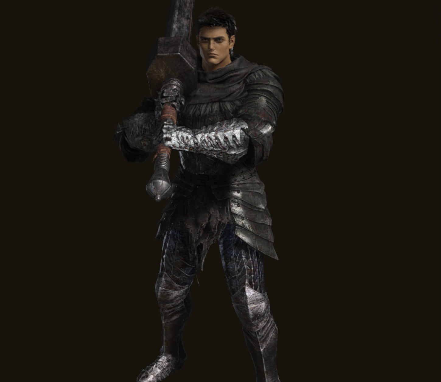 Guts from Berserk Elden Ring character creation, preset and sliders