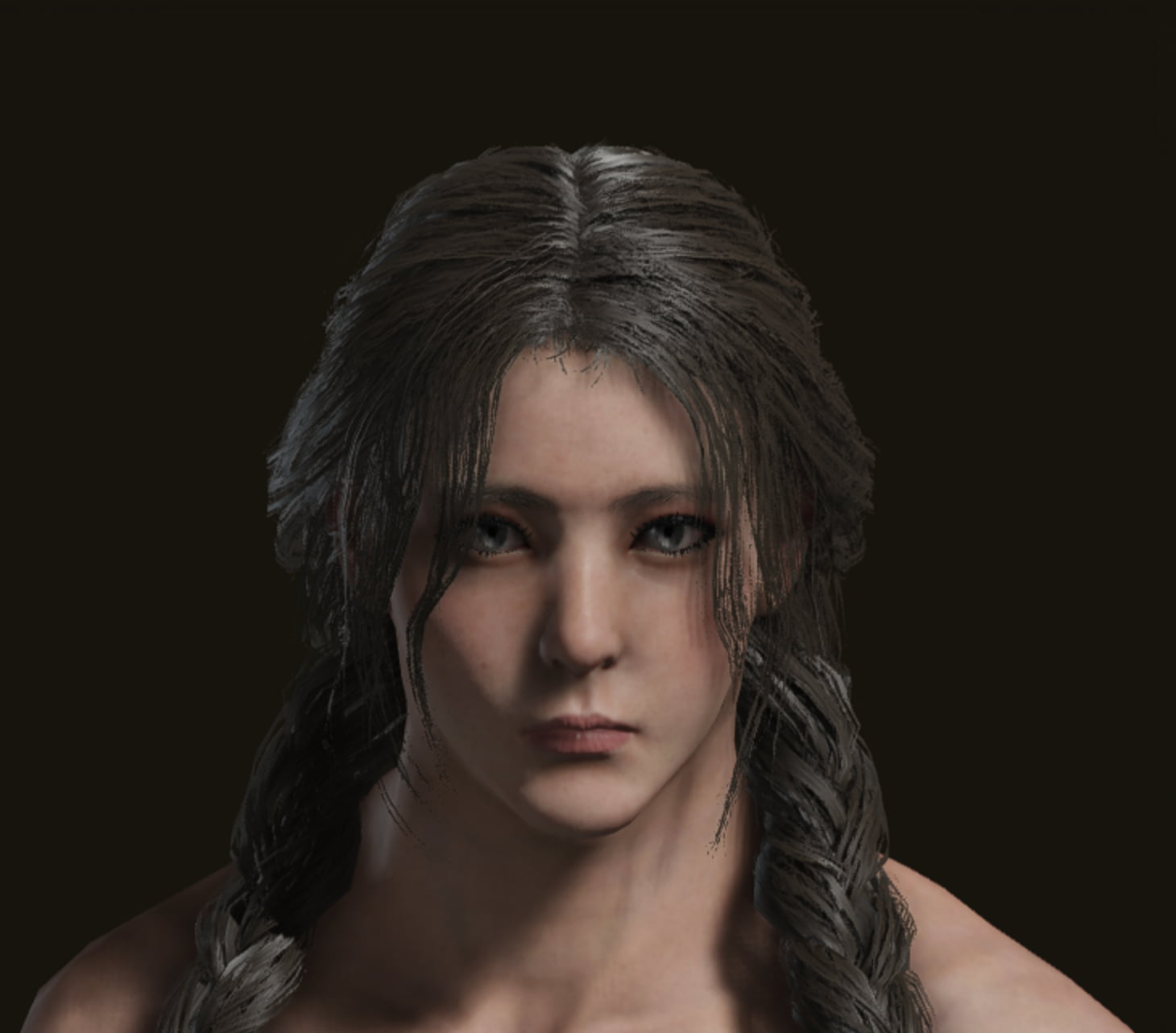 Helga Barbarian Elden Ring character creation, face