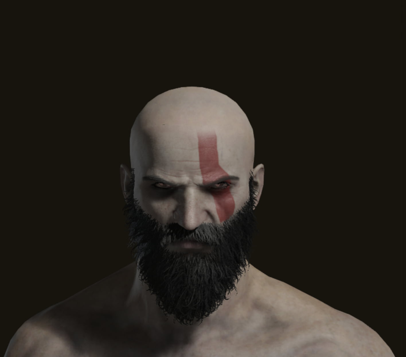 Kratos, God of War Elden Ring character creation, face