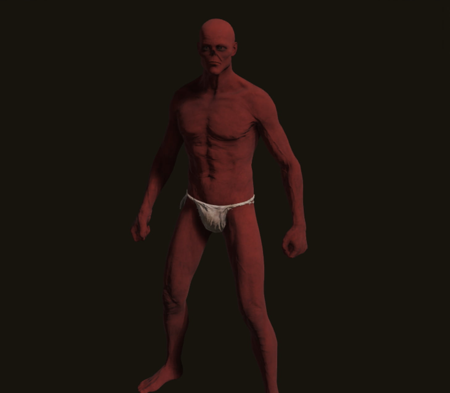 Red Skull Elden Ring character creation, body