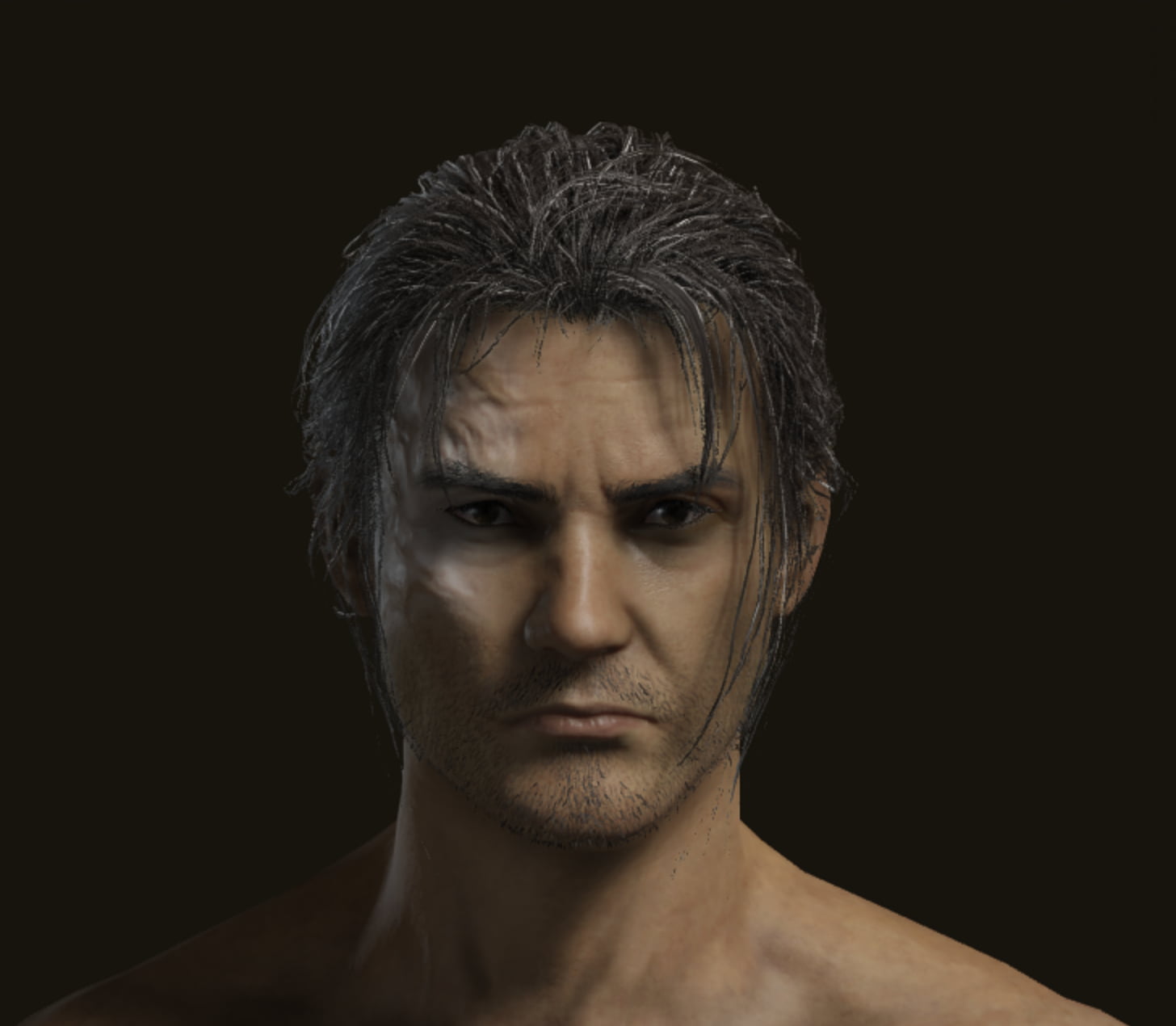 Sekiro, Wolf Shinobi Elden Ring character creation, face