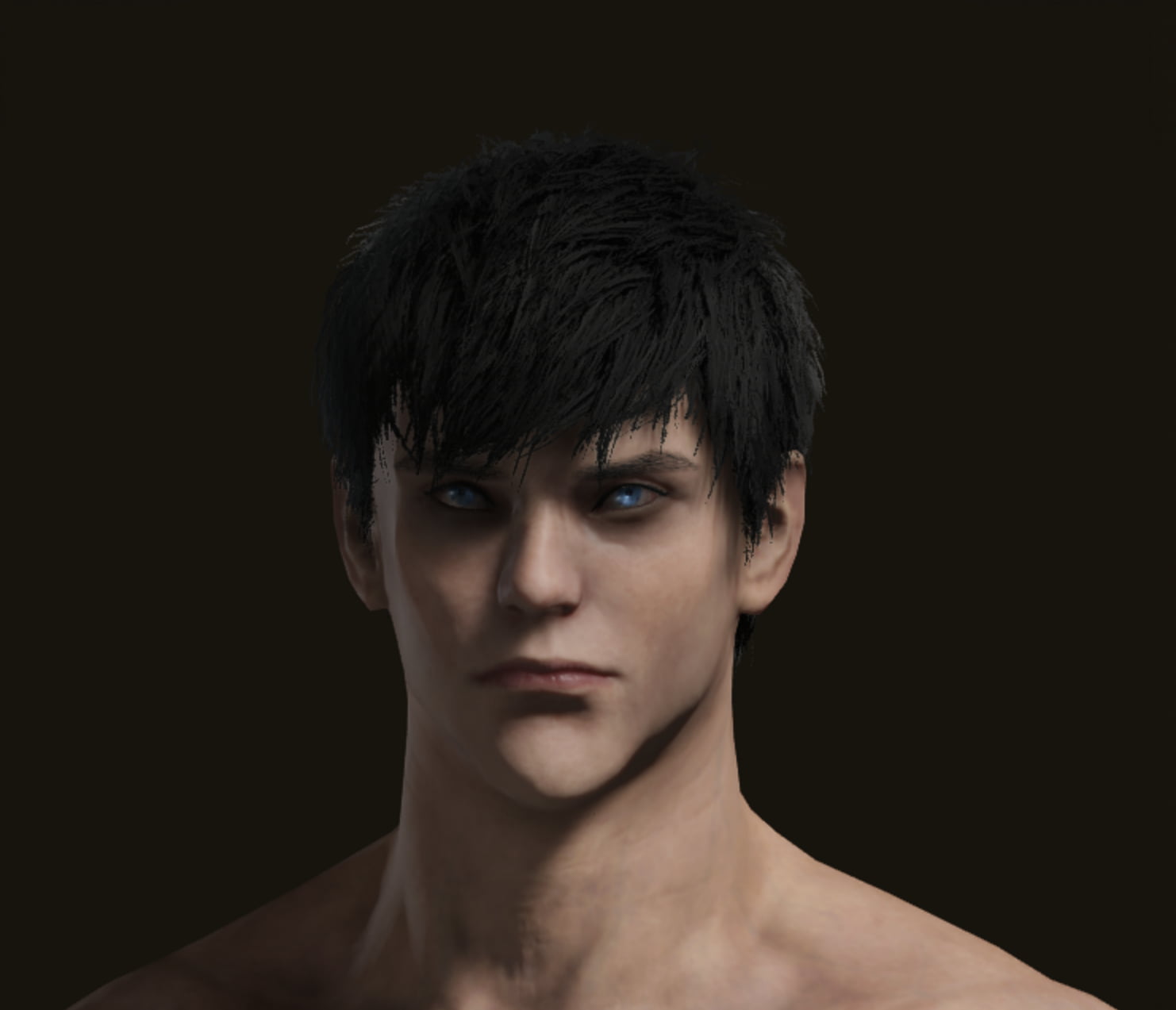 Sung Jin-Woo Elden Ring character creation, face